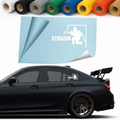 Naklejka Straż STRAŻAK W02 na samochód auto tuning