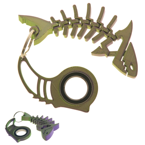 Keyspinner/ Keyrambit/ Keyflipper + Flexi Rybka Fish GOBLIN HIT TikTok