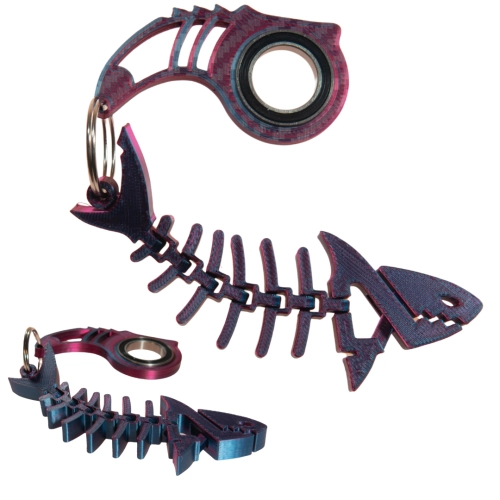 KeySpinner/ KeyRambit/ KeyFlipper + Flexi Rybka Fish MIDNIGT HIT TikTok