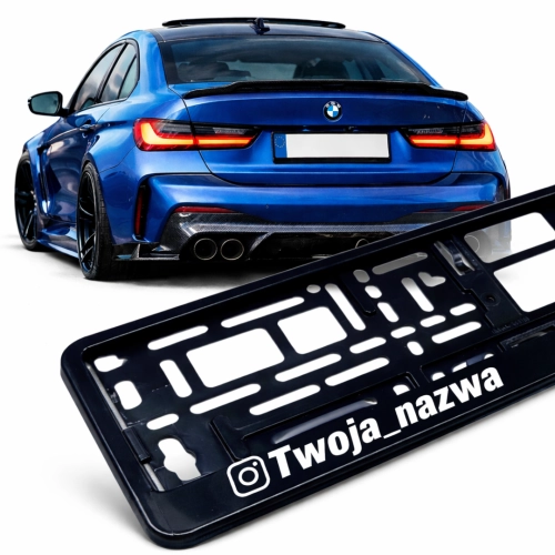 Naklejka TWÓJ TEKST Instagram | Nazwa pod Tablicę | Social Media IG