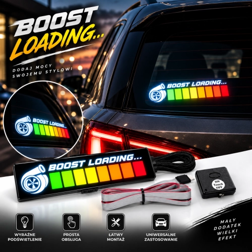 Panel świetlny |  Elektryczna Naklejka LED Boost Loading