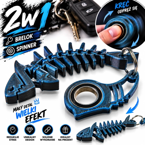 KeySpinner/ KeyRambit/ KeyFlipper + Flexi Rybka Fish STORM SHADOW HIT TikTok