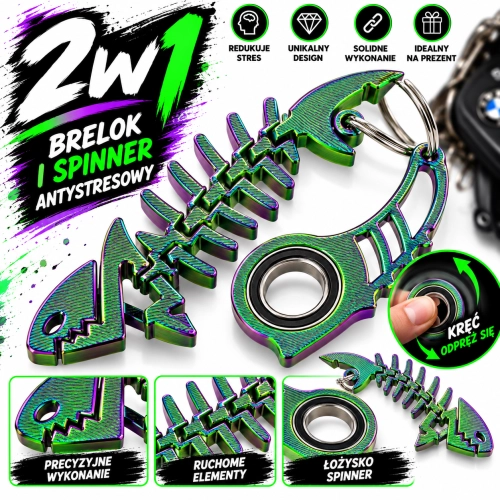 Keyspinner/ Keyrambit/ Keyflipper + Flexi Rybka Fish GOBLIN HIT TikTok