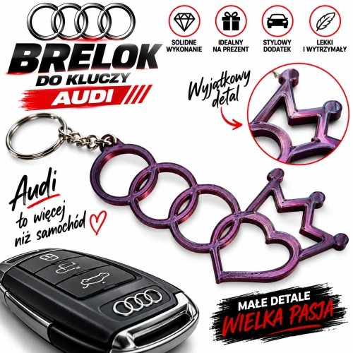 Brelok do Kluczy LOGO Audi W02