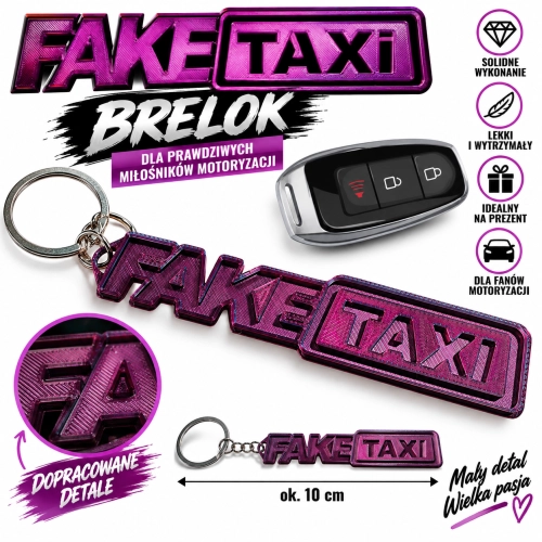 Brelok FAKE TAXI W02 Zawieszka do Kluczy