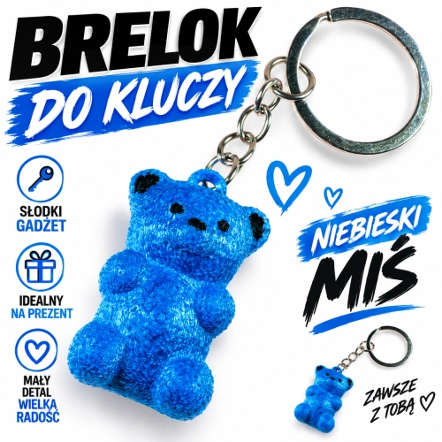 Brelok Zawieszka MIŚ do Kluczy W01
