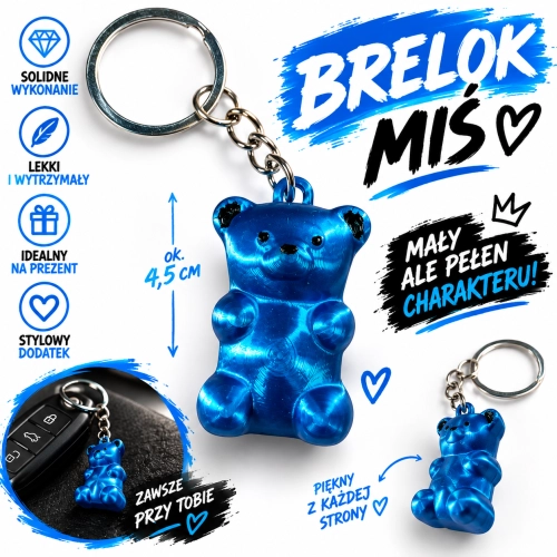 Brelok Zawieszka MIŚ do Kluczy W02