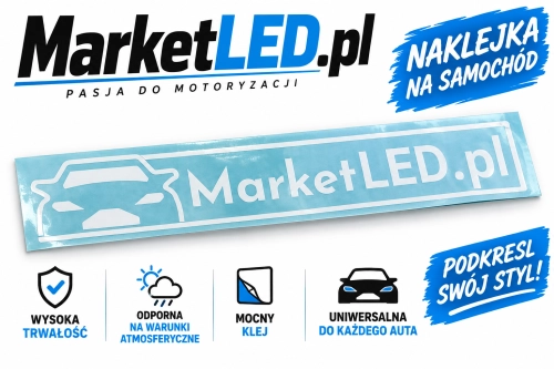 Vlepa Market LED - Na boczne szyby